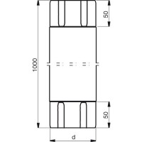 Intermediate pipe